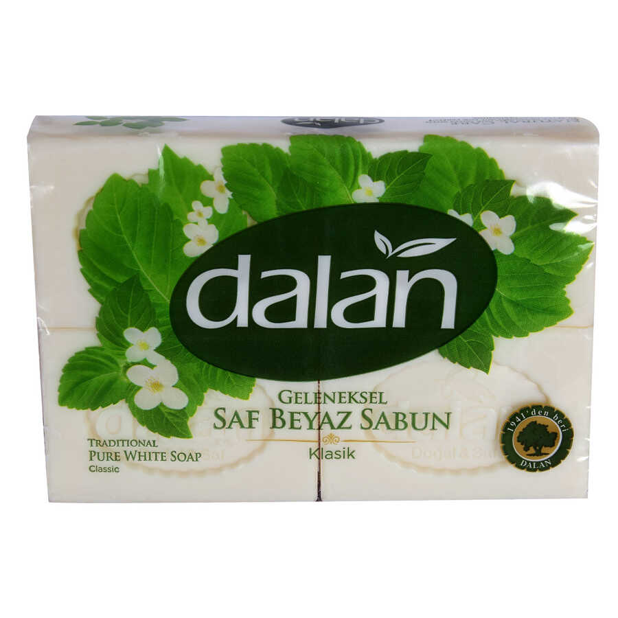 CLZ214 Saf Beyaz Klasik Sabun 150 Gr x 4 Adetli