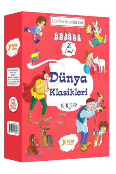 2. Sınıf Dünya Klasikleri - 10 Kitap Takım  (4022)