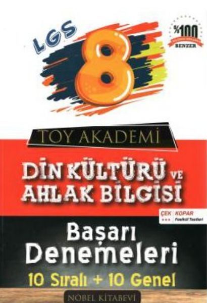 Toy Akademi 8.Sınıf Din Kültürü 10 lu Deneme (Yeni)  (4022)