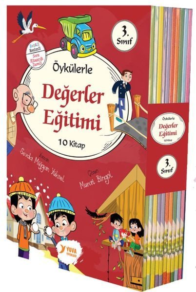 Öykülerle Değerler Eğitimi 3. Sınıflar İçin 10 Kitap Set  (4022)