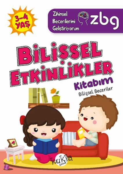 ZBG 3-4 Yaş Bilişsel Etkinlikler Kitabım  (4022)