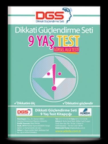 Dikkati Güçlendirme Seti 9 Yaş Test  (4022)