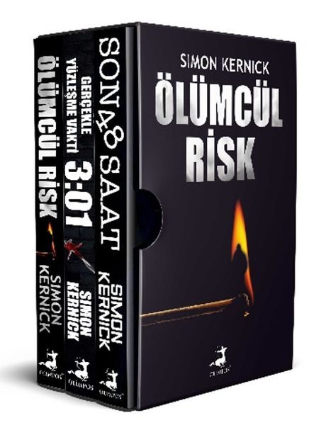 Simon Kernick Seti - Geri Sayım Başladı - 3 Kitap Takım  (4022)