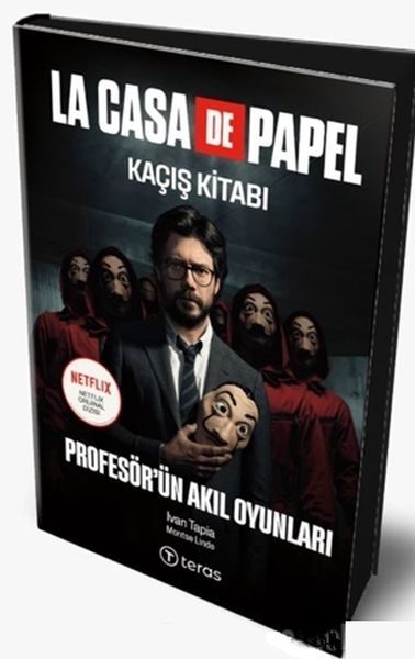 La Case De Papel Kaçış Kitabı - Profesör'ün Akıl Oyunları (Ciltli) (Maske Hediyeli)  (4022)