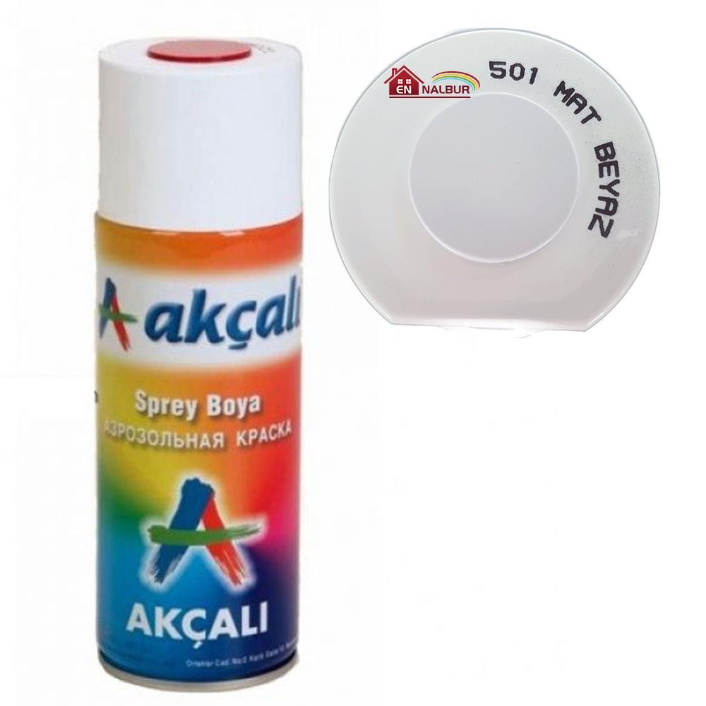 CLZ202 Akçalı Sprey Boya 400 ml 501 Mat Beyaz