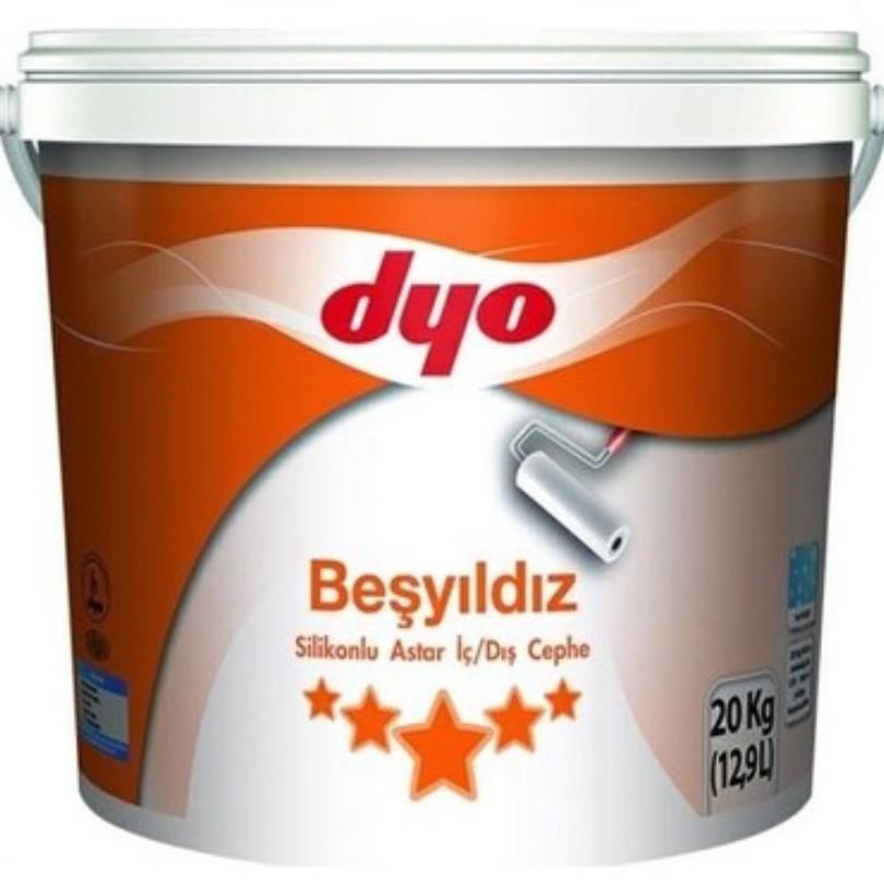 CLZ202 Dyo Beşyıldız Silikonlu İç Dış Astar 20 Kg Beyaz