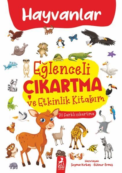 Eğlenceli Çıkartma ve Etkinlik Kitabım - Hayvanlar  (4022)