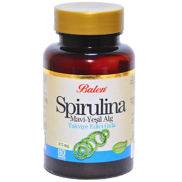 CLZ214 Spirulina Mavi-Yeşil Alg 80 Kapsül