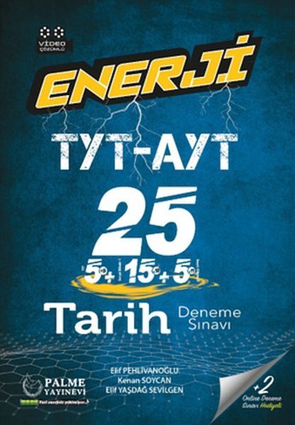 Palme Enerji Tyt-Ayt Tarih 25 Deneme Sınavı  (4022)