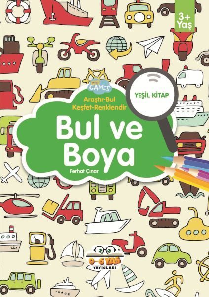 Bul ve Boya Yeşil Kitap  (4022)