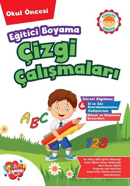 Eğitici Boyama - Çizgi Çalışmaları  (4022)