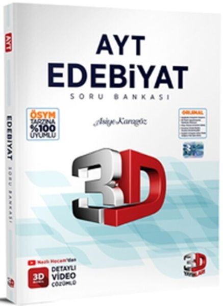 3D Yayınları  AYT Edebiyat Soru Bankası  (4022)