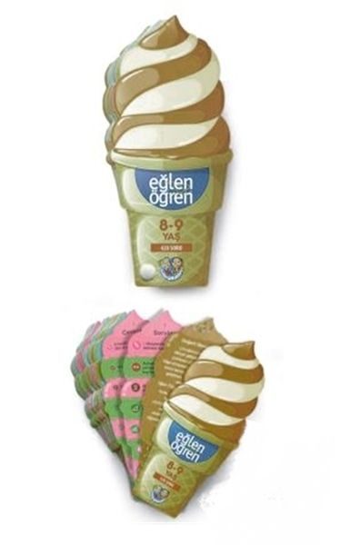 Eğlen Öğren Ice Cream - 420 Soru (8-9 Yaş)  (4022)