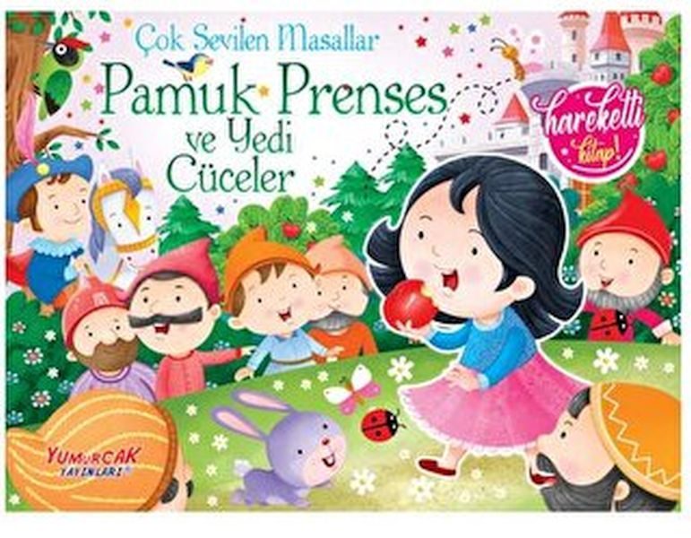 Çok Sevilen Masallar - Pamuk Prenses ve Yedi Cüceler (Hareketli Kitap)  (4022)