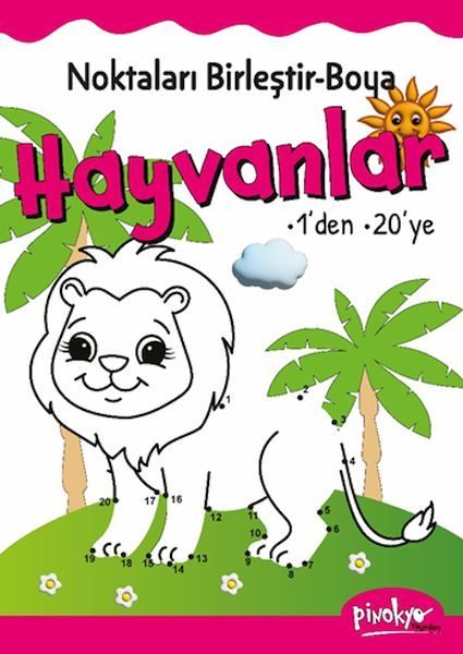 Noktaları Birleştir-Boya Hayvanlar-1’den 20’ye  (4022)