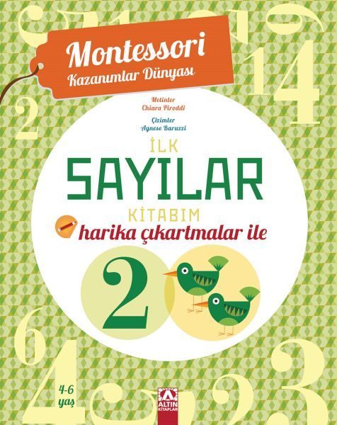 Montessori Kazanımlar Dünyası - İlk Sayılar Kitabım (4-6 yaş)  (4022)