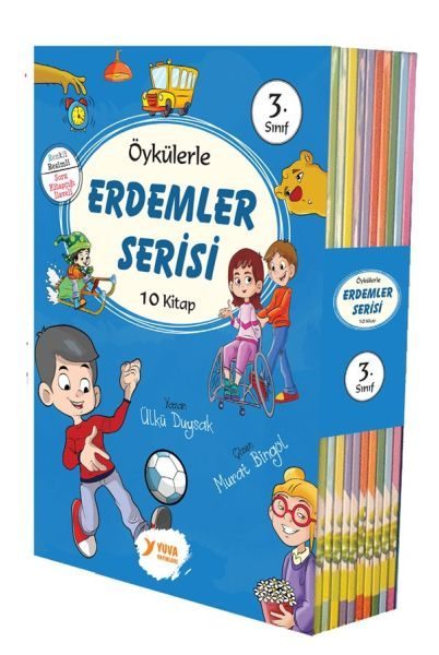 Öykülerle Erdemler Serisi 3.Sınıflar 10 Kitap  (4022)