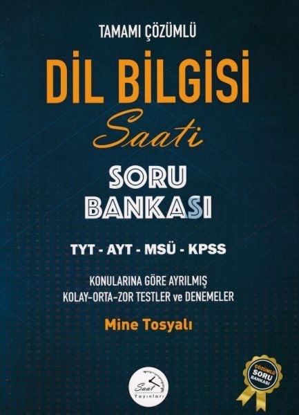 Saat Yayınları Dilbilgisi Saati Soru Bankası TYT-AYT-MSÜ-KPSS (Yeni)  (4022)