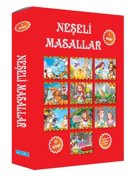 Neşeli Masallar 10 Kitap Set  (4022)