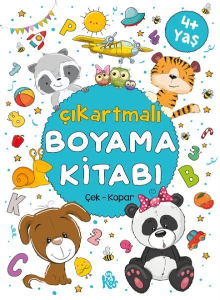 Çıkartmalı Boyama Kitabı - 4 Yaş +  (4022)