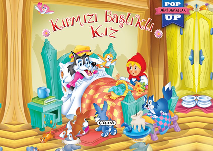 Pop-Up Mini Masallar-Kırmızı Başlıklı Kız  (4022)