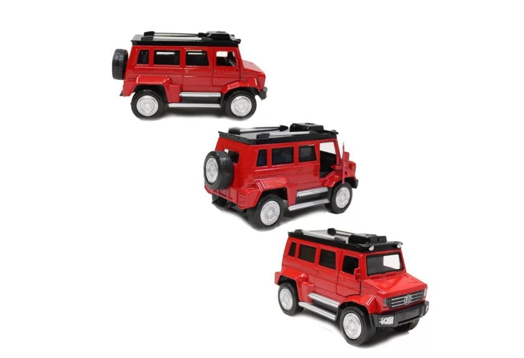 CLZ505 Çek Bırak Işıklı Sesli Metal Jeep 12 Cm