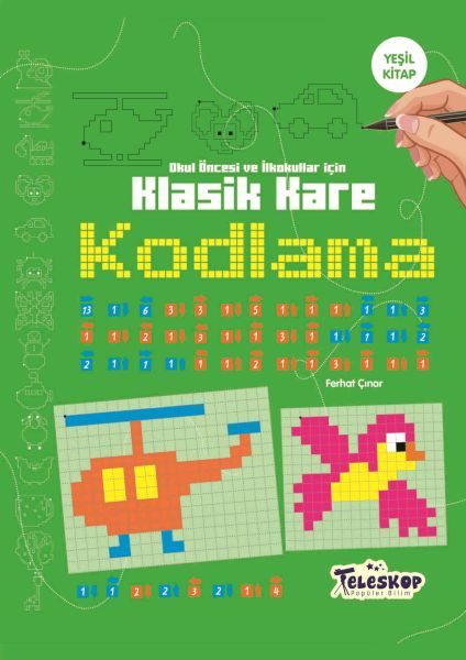 Klasik Kare Kodlama Yeşil Kitap  (4022)