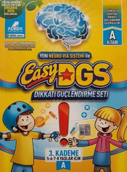 EASY Dikkati Güçlendirme Seti 5-8 yaş A Kitapçığı  (4022)