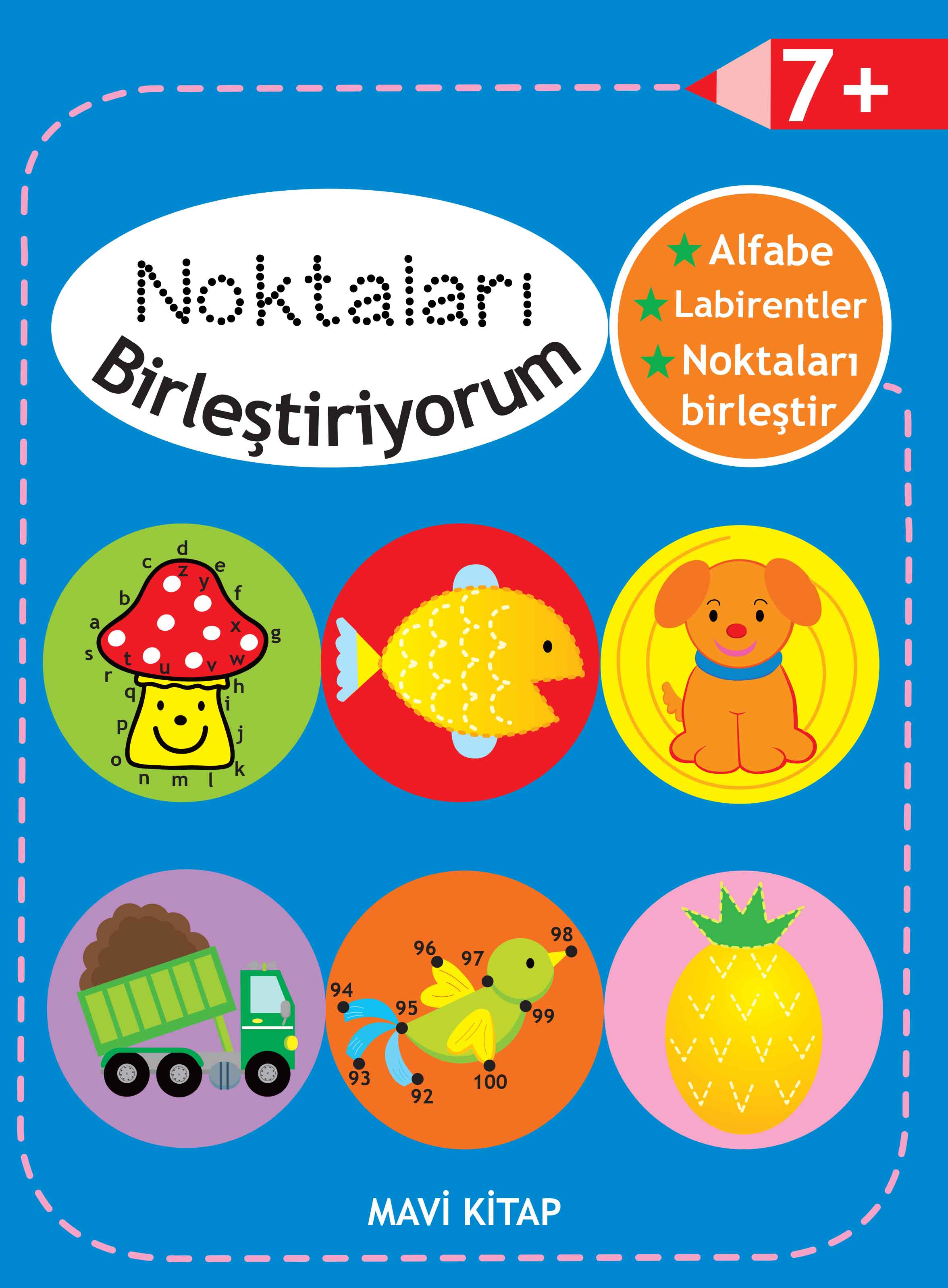 Noktaları Birleştiriyorum -  Mavi Kitap +7 Yaş  (4022)