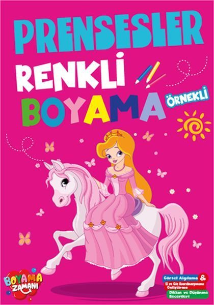 Renkli Boyama - Prensesler  (4022)