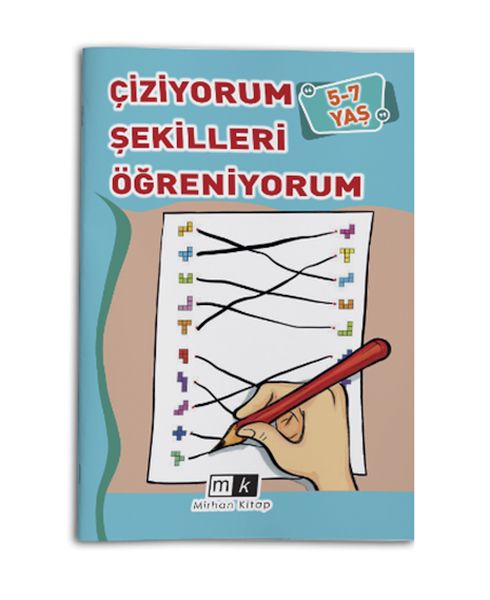 Çiziyorum Şekilleri Öğreniyorum 5-7 Yaş  (4022)