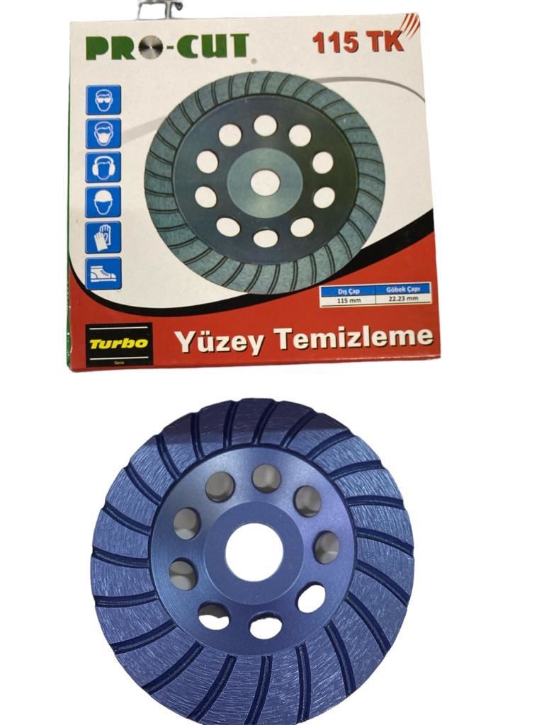 CLZ202 Procut 51185 Turbo Serisi Yüzey Temizleme 115 mm