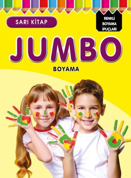 Jumbo Boyama Sarı Kitap  (4022)