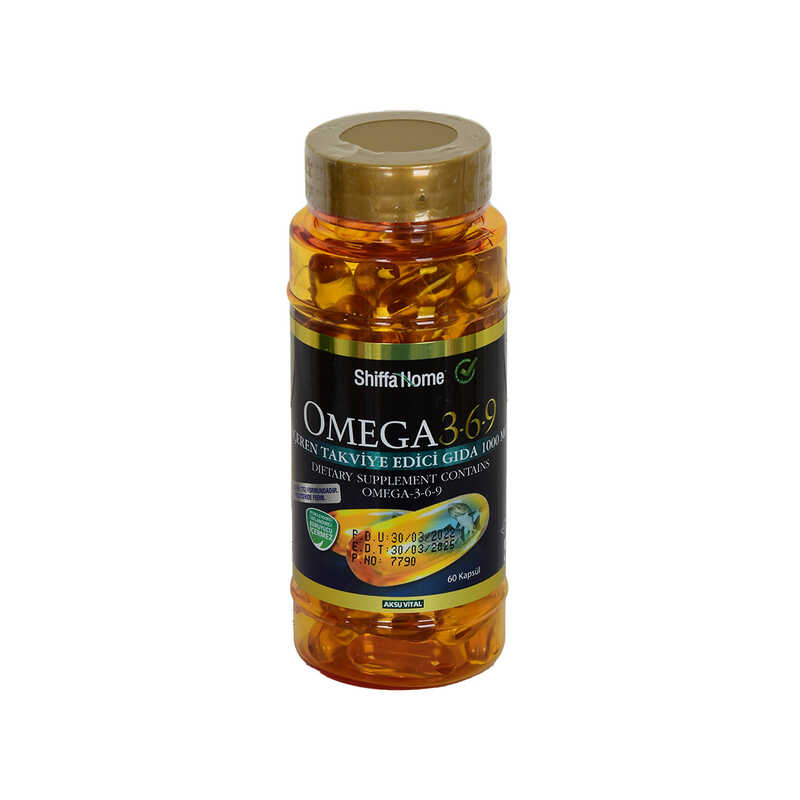 CLZ214 Shiffa Home Omega 3-6-9 1000 Mg (DHA+EPA 550 Mg) Yumuşak 60 Kapsül