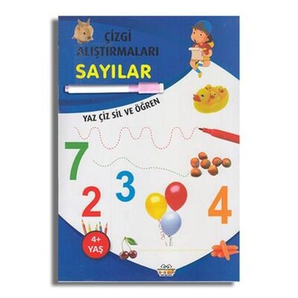 Çizgi Alıştırmaları Sayılar  (4022)