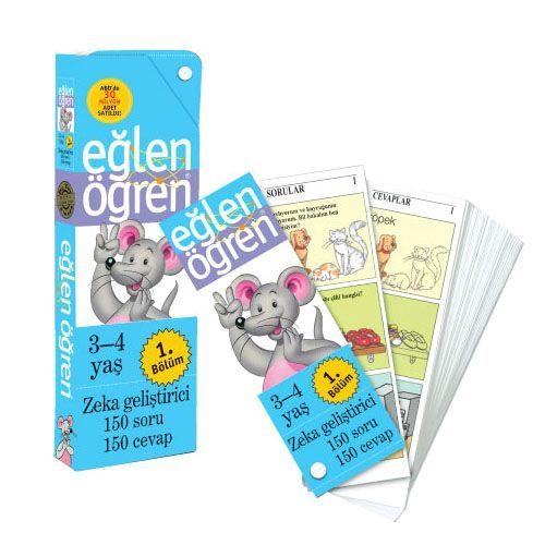 Eğlen Öğren (3-4 Yaş 1. Bölüm)  (4022)