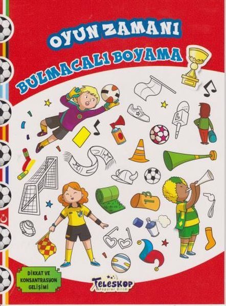 Oyun Zamanı Bulmacalı Boyama  (4022)