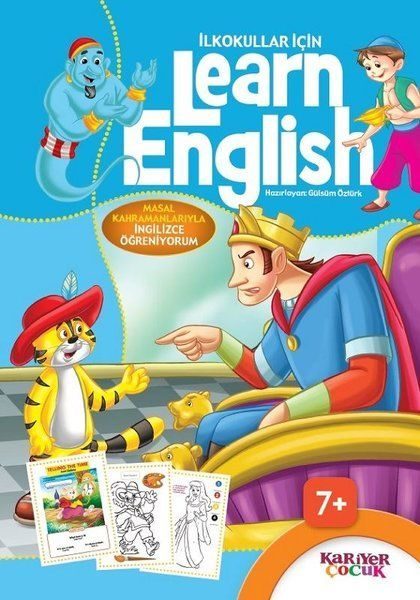 İlkokullar İçin Learn English - Mavi  (4022)