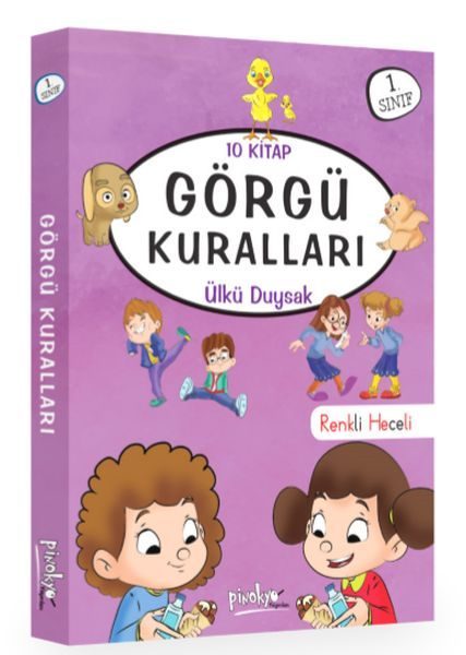 1. Sınıf Görgü Kuralları Serisi - 10 Kitaplık Set  (4022)