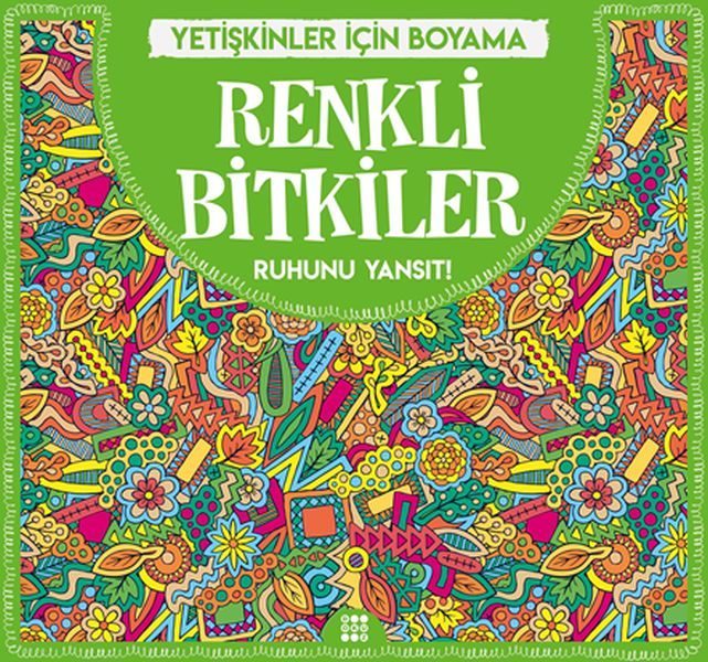 Renkli Bitkiler - Yetişkinler İçin Boyama  (4022)