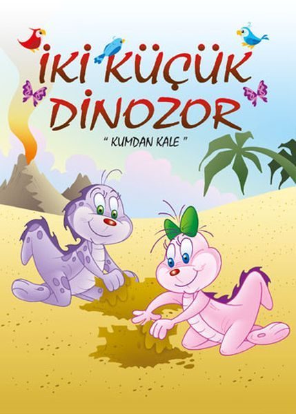 İki Küçük Dinozor - Kumdan Kale  (4022)