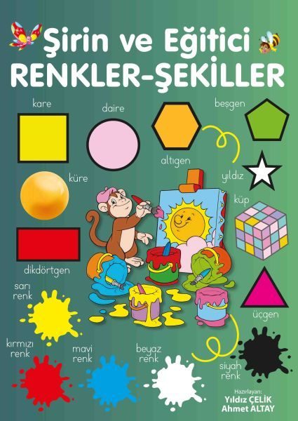 Şirin ve Eğitici Renkler - Şekiller  (4022)