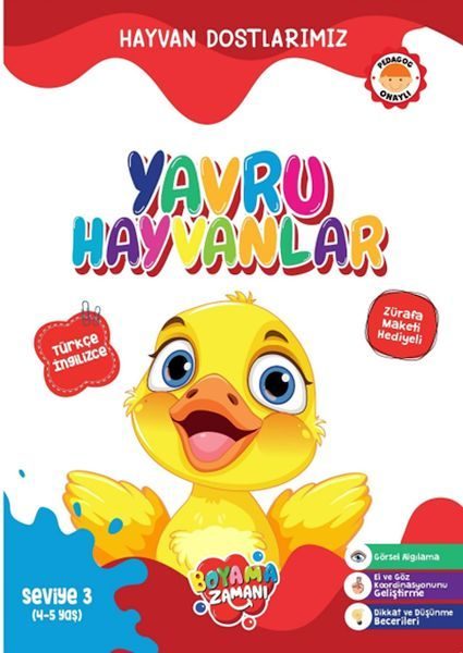 Hayvan Dostlarımız - Yavru Hayvanlar Seviye 3 (4-5 Yaş)  (4022)