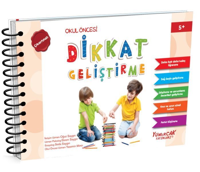 Dikkat Geliştirme 5 Yaş Kitabı  (4022)