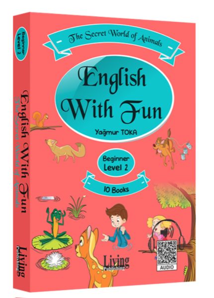 English With Fun Level 2 - 10 Kitap - The Secret World Of Animals  (4022)