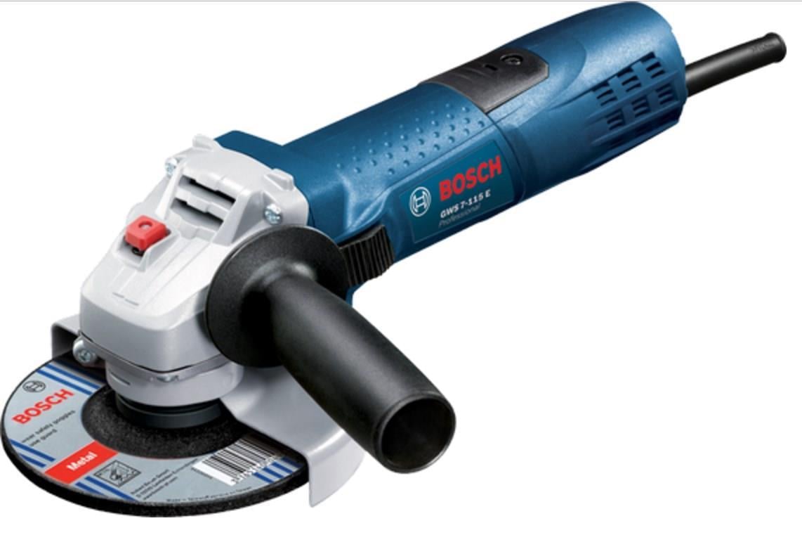 CLZ202 Bosch GWS 7-115 E Devir Ayarlı Avuç Taşlama 115 mm 0 601 388 203