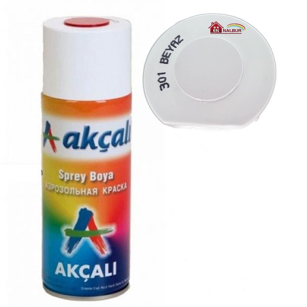 CLZ202 Akçalı Sprey Boya 400 ml 301 Parlak Beyaz