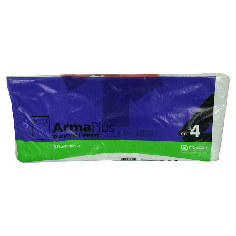 CLZ214 ArmaPlus Takviyeli Çanta Poşet Karma Desen Renk 40X50 50 Adet No:4