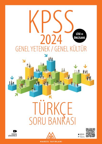 Marsis Yayınları KPSS GKGY Türkçe Soru Bankası Önlisans  (4022)