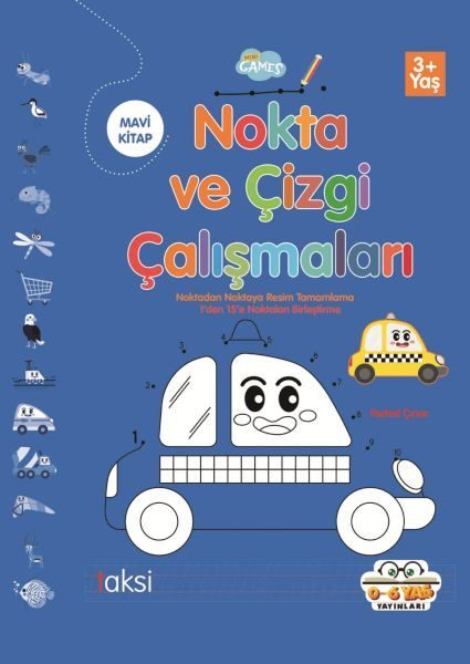 Nokta ve Çizgi Çalışmaları Mavi Kitap  (4022)